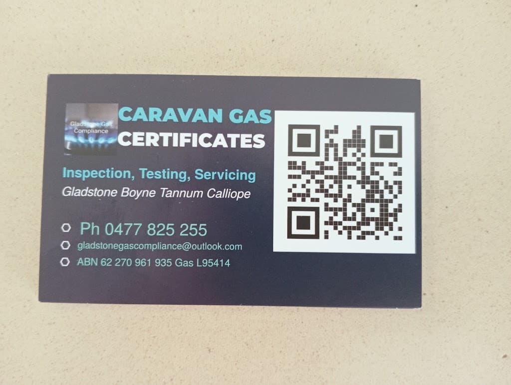 Caravan Gas Certificate Gladstone